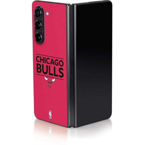 NBA Chicago Bulls Standard - Red Galaxy Z Fold5 5G Skin